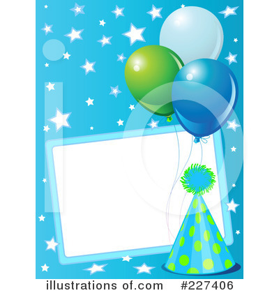 Royalty-Free (RF) Balloons Clipart Illustration by Pushkin - Stock Sample #227406