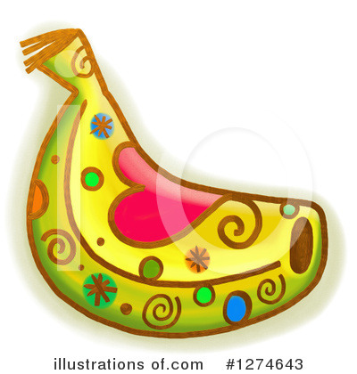 Royalty-Free (RF) Banana Clipart Illustration by Prawny - Stock Sample #1274643