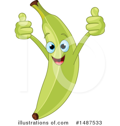 Banana Clipart #1487533 by Pushkin