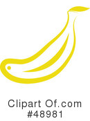 Banana Clipart #48981 by Prawny