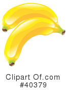 Bananas Clipart #40379 by AtStockIllustration