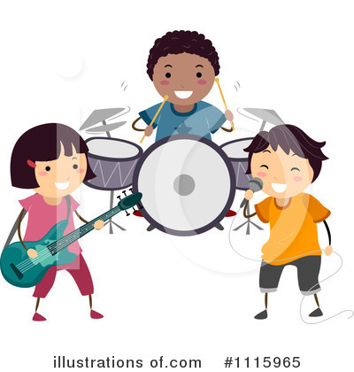 Childrens Band Clipart #1115965 by BNP Design Studio