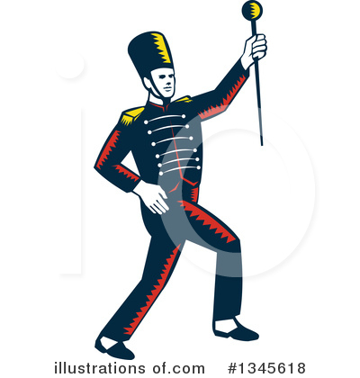 Royalty-Free (RF) Band Clipart Illustration by patrimonio - Stock Sample #1345618