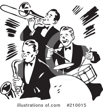 Royalty-Free (RF) Band Clipart Illustration by BestVector - Stock Sample #210015