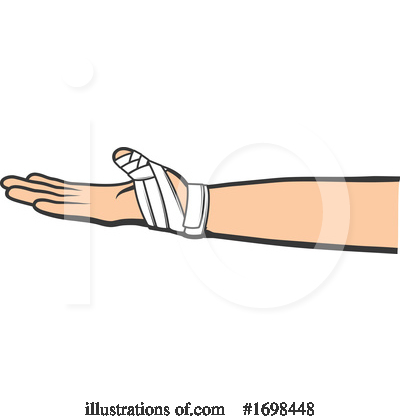 Bandaging Clipart #1698448 by Vector Tradition SM