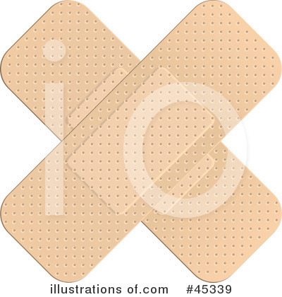 Royalty-Free (RF) Bandage Clipart Illustration by Oligo - Stock Sample #45339