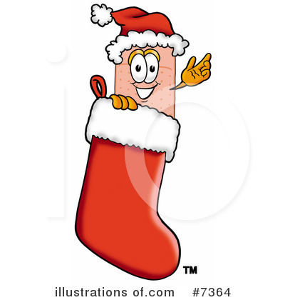 Royalty-Free (RF) Bandaid Clipart Illustration by Mascot Junction - Stock Sample #7364