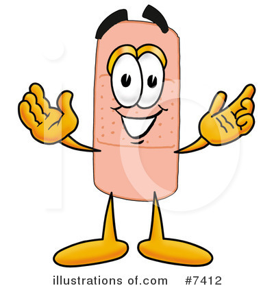 Bandage Clipart #7412 by Mascot Junction