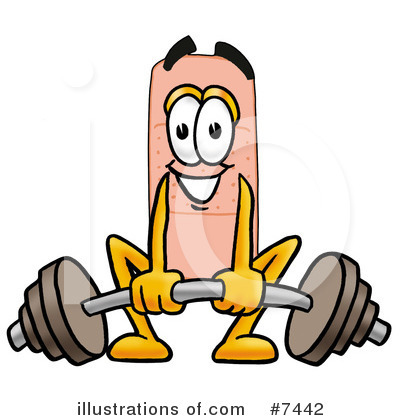 Royalty-Free (RF) Bandaid Clipart Illustration by Mascot Junction - Stock Sample #7442