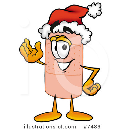 Royalty-Free (RF) Bandaid Clipart Illustration by Mascot Junction - Stock Sample #7486