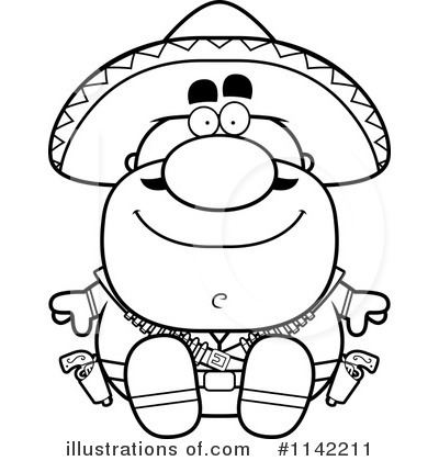Royalty-Free (RF) Bandito Clipart Illustration by Cory Thoman - Stock Sample #1142211
