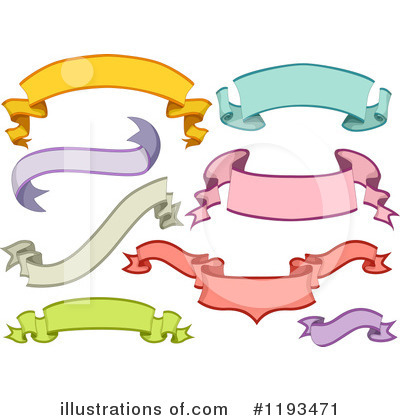 Ribbon Banners Clipart #1193471 by BNP Design Studio