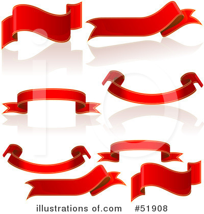 Royalty-Free (RF) Banner Clipart Illustration by dero - Stock Sample #51908