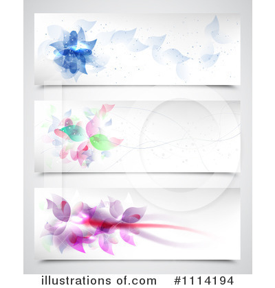 Website Banners Clipart #1114194 by vectorace
