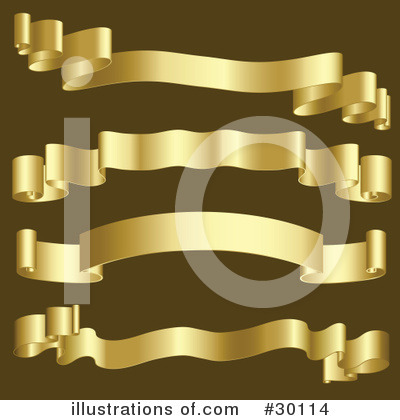 Royalty-Free (RF) Banners Clipart Illustration by KJ Pargeter - Stock Sample #30114