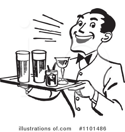 Bartender Clipart #1101486 by BestVector