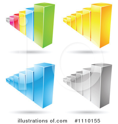 Royalty-Free (RF) Bar Graph Clipart Illustration by cidepix - Stock Sample #1110155