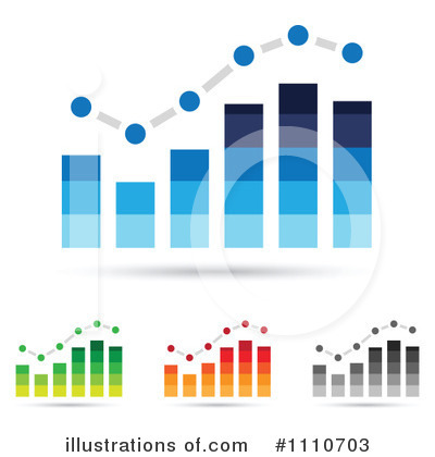 Royalty-Free (RF) Bar Graph Clipart Illustration by cidepix - Stock Sample #1110703