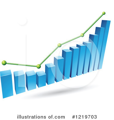 Royalty-Free (RF) Bar Graph Clipart Illustration by cidepix - Stock Sample #1219703