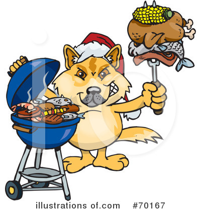 Royalty-Free (RF) Barbecue Clipart Illustration by Dennis Holmes Designs - Stock Sample #70167