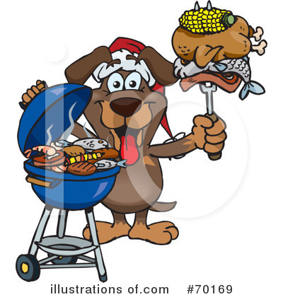 Royalty-Free (RF) Barbecue Clipart Illustration by Dennis Holmes Designs - Stock Sample #70169