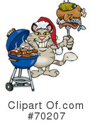 Barbecue Clipart #70207 by Dennis Holmes Designs