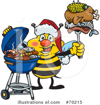 Royalty-Free (RF) Barbecue Clipart Illustration by Dennis Holmes Designs - Stock Sample #70215