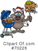 Barbecue Clipart #70226 by Dennis Holmes Designs