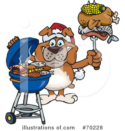 Royalty-Free (RF) Barbecue Clipart Illustration by Dennis Holmes Designs - Stock Sample #70228