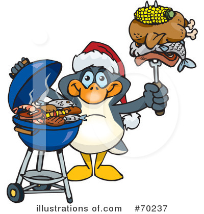Royalty-Free (RF) Barbecue Clipart Illustration by Dennis Holmes Designs - Stock Sample #70237