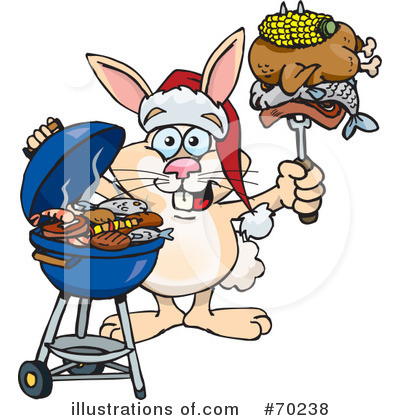Royalty-Free (RF) Barbecue Clipart Illustration by Dennis Holmes Designs - Stock Sample #70238