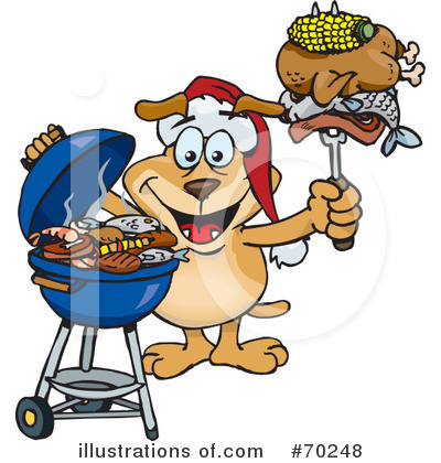 Barbecue Clipart #70248 by Dennis Holmes Designs