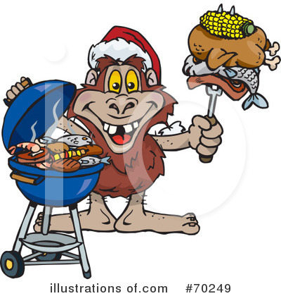 Royalty-Free (RF) Barbecue Clipart Illustration by Dennis Holmes Designs - Stock Sample #70249