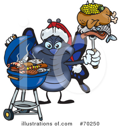 Barbecue Clipart #70250 by Dennis Holmes Designs
