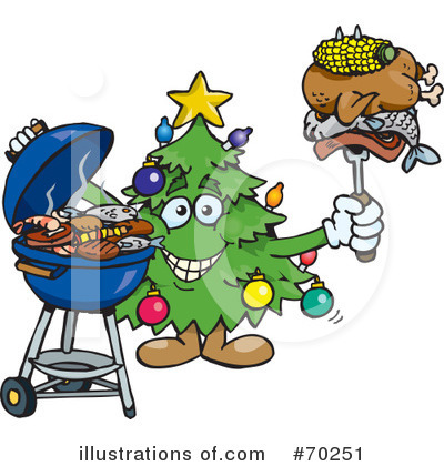 Royalty-Free (RF) Barbecue Clipart Illustration by Dennis Holmes Designs - Stock Sample #70251