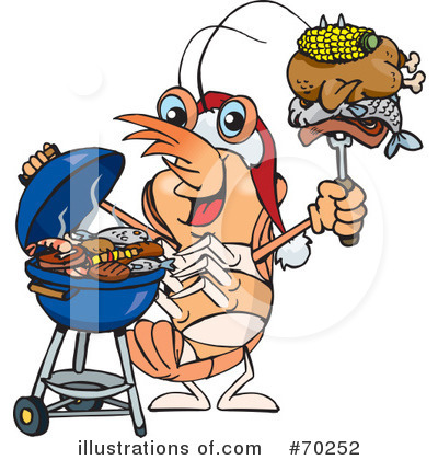 Royalty-Free (RF) Barbecue Clipart Illustration by Dennis Holmes Designs - Stock Sample #70252