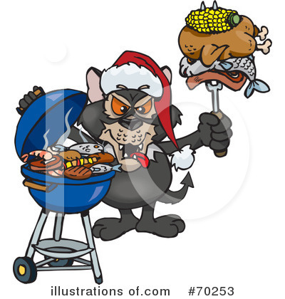 Barbecue Clipart #70253 by Dennis Holmes Designs