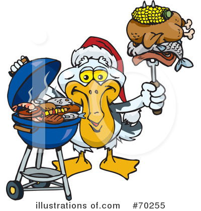 Royalty-Free (RF) Barbecue Clipart Illustration by Dennis Holmes Designs - Stock Sample #70255