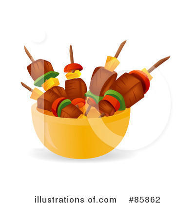 Royalty-Free (RF) Barbecue Clipart Illustration by BNP Design Studio - Stock Sample #85862
