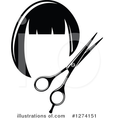 Hair Clipart #1274151 by Vector Tradition SM