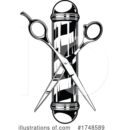Royalty-Free (RF) Barber Clipart Illustration by Vector Tradition SM - Stock Sample #1748589