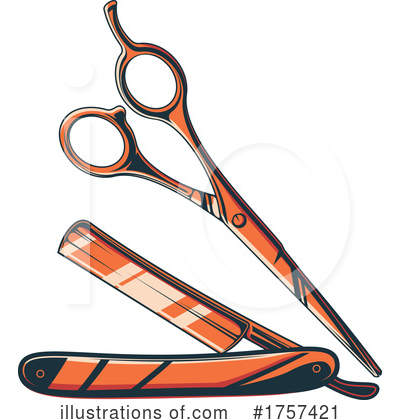 Scissors Clipart #1757421 by Vector Tradition SM