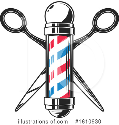 Barber Shop Clipart #1610930 by Vector Tradition SM