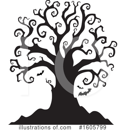 Royalty-Free (RF) Bare Tree Clipart Illustration by visekart - Stock Sample #1605799