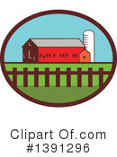 Barn Clipart #1391296 by patrimonio