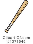 Baseball Bat Clipart #1371646 by Clip Art Mascots