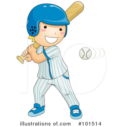 Royalty-Free (RF) Baseball Clipart Illustration by BNP Design Studio - Stock Sample #101514