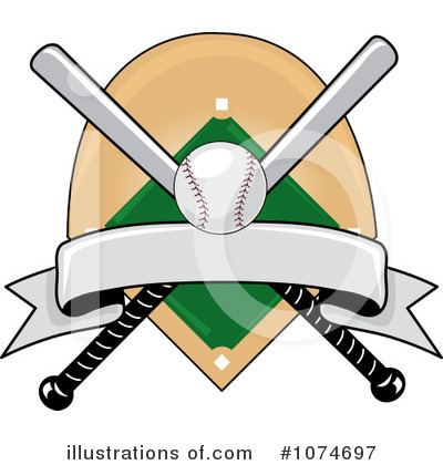 Baseball Diamond Clipart #1074697 by Pams Clipart