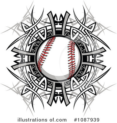 Baseball Clipart #1087939 by Chromaco