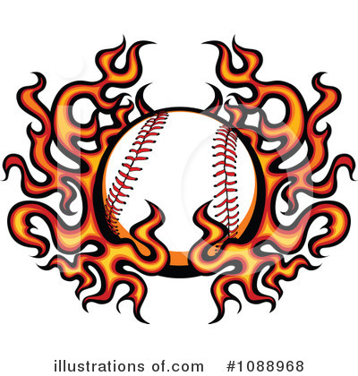 Royalty-Free (RF) Baseball Clipart Illustration by Chromaco - Stock Sample #1088968